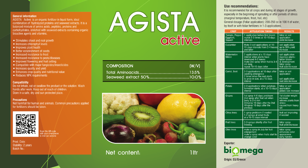 Agista Active Label
