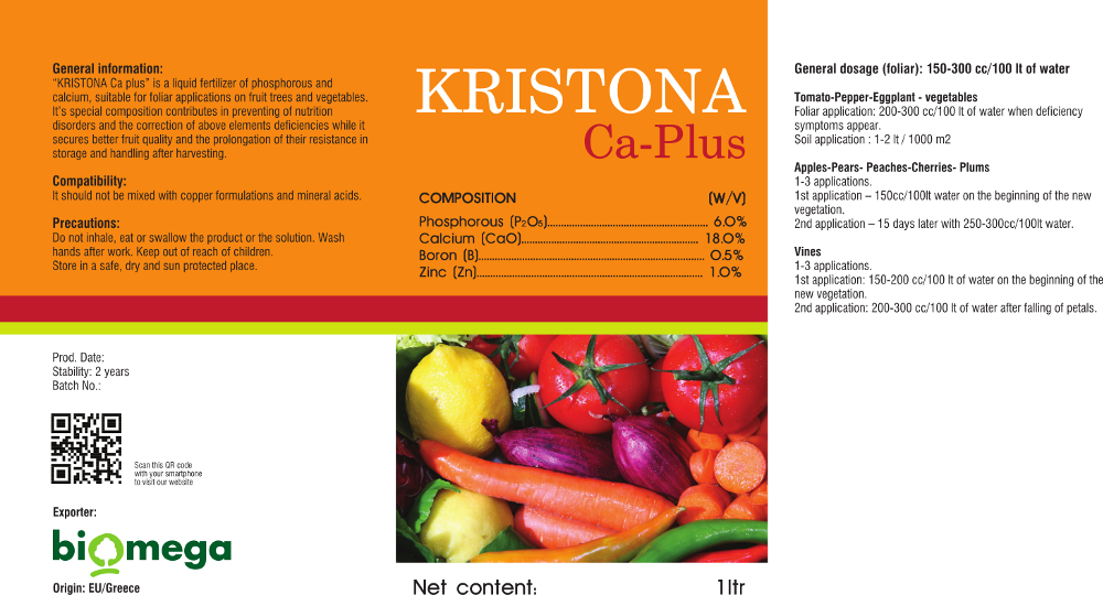 Kristona Ca-Mg Label